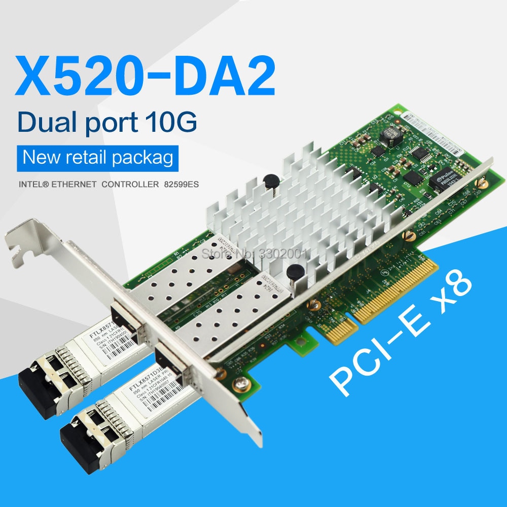 X520-DA2 10G SFP +  Ʈ PCIe 2.0x8  82599ES ..